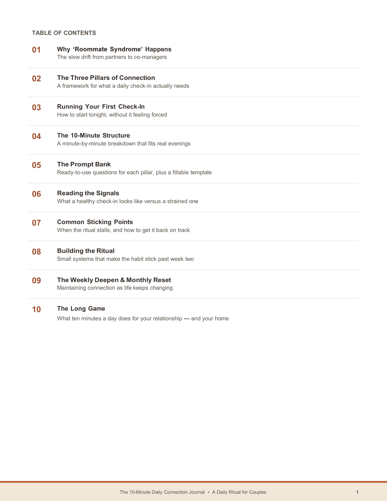 The 10-Minute Daily Connection Journal